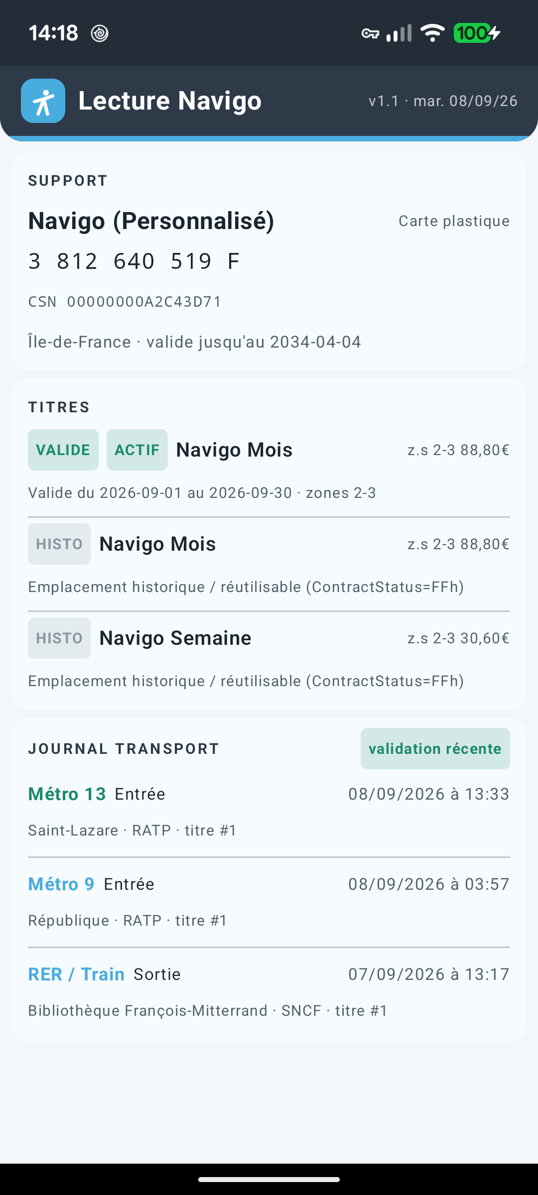 Navigo Mois